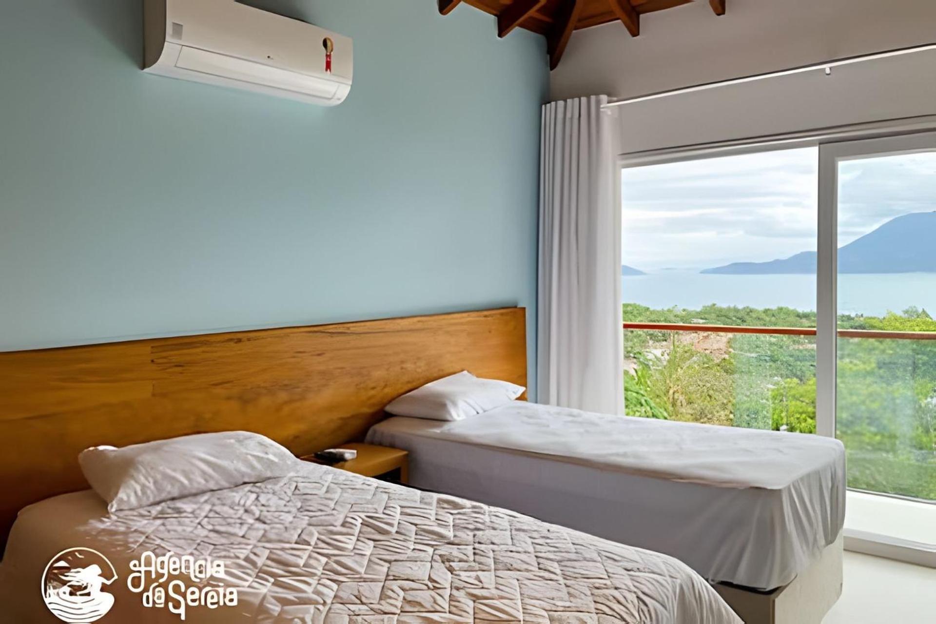 Linda Casa Com Vista Incrivel Em Condominio No Sul Da Ilha Ilhabela Exterior foto